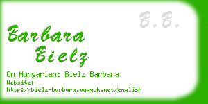 barbara bielz business card